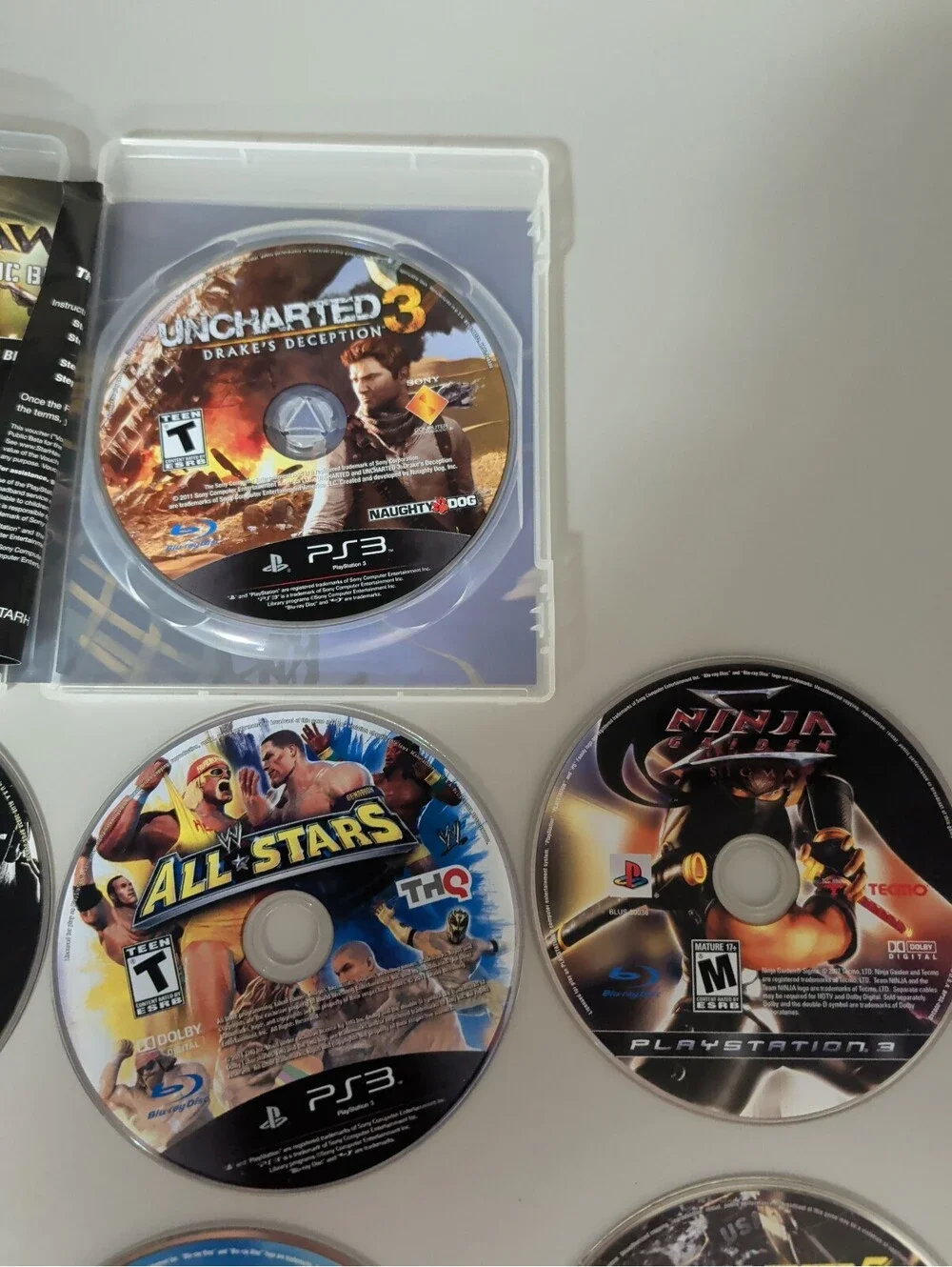 PlayStation 3 Game Disc Lot - Assorted Titles